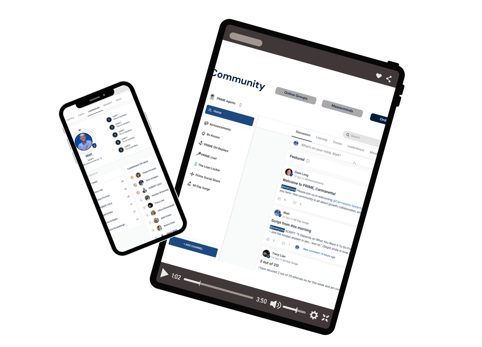 Private Online Group for Referrals