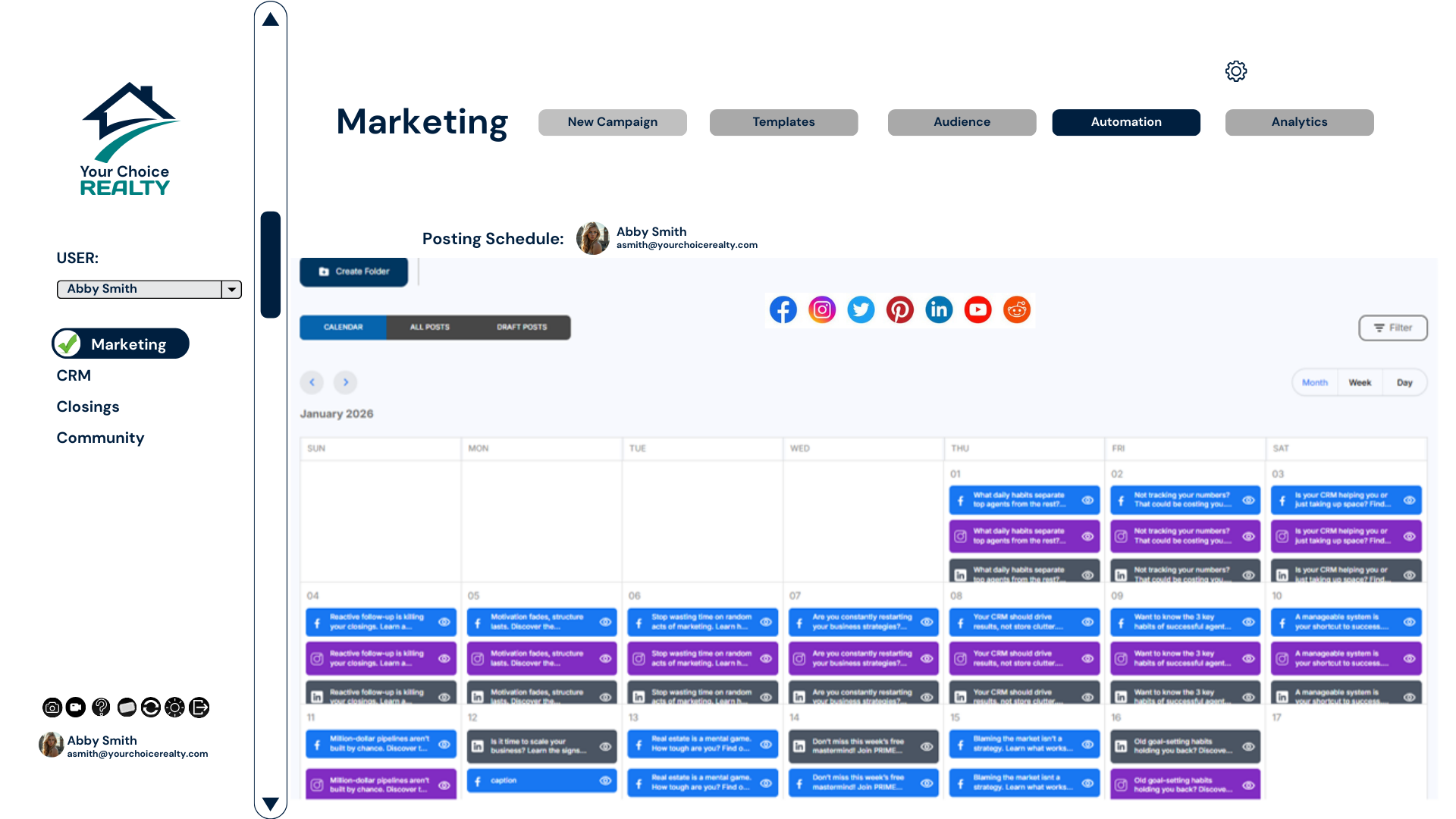 Social Media Posting & Scheduling